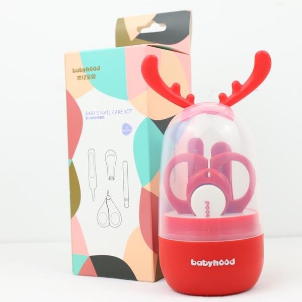 Набір косметичний, манікюрний, для новонароджених червоний - Babyhood(пошкоджене пакування) BH-901R фото