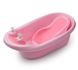 Ванночка з термометром Дельфін, рожева - Babyhood BH-314P фото 1