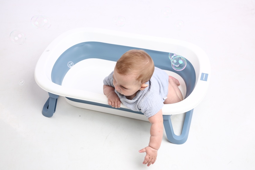 Ванночка складна Комфорт, синя - Babyhood BH-323B фото