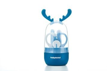 Набір косметиний, маникюрний, для новонароджених блакитний- Babyhood BH-901B фото