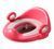 Накладка на унитаз комфорт, розовая -Babyhood BH-133P фото