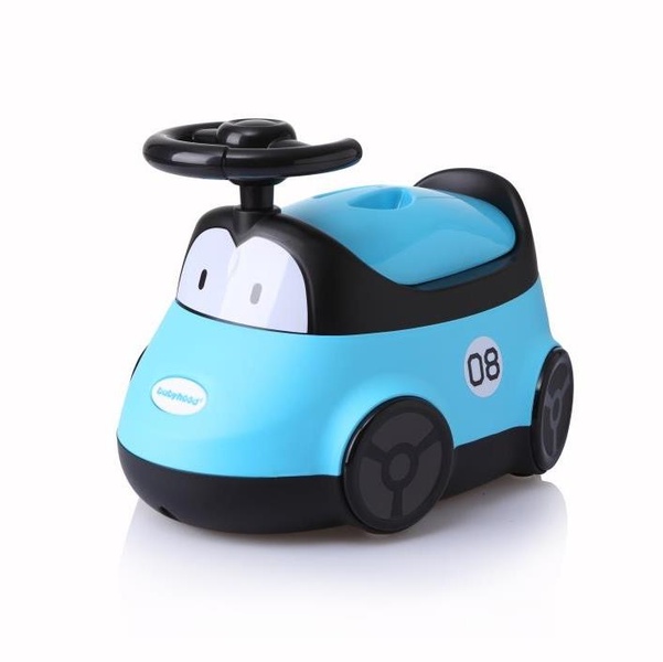 Детский горшок Автомобиль голубой - Babyhood BH-116B фото