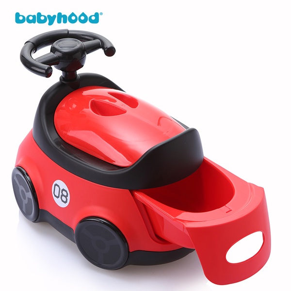 Детский горшок Автомобиль красный - Babyhood BH-116R фото