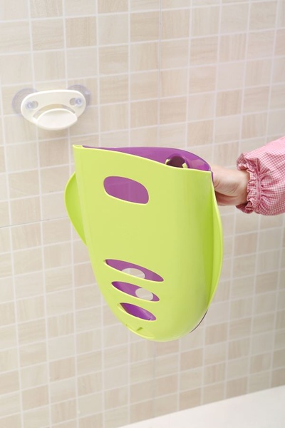 Органайзер для іграшок в ванну фіолетово-зелений - Babyhood  BH-706B фото