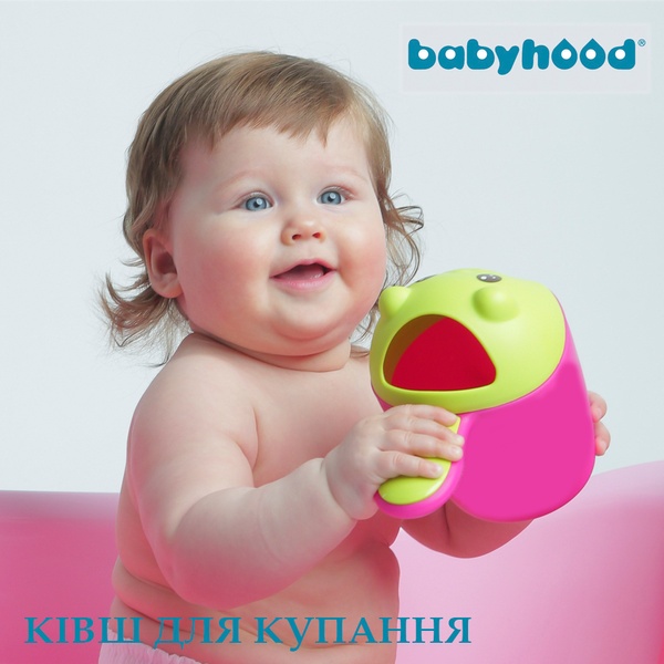 Ковш для купания, розовый - Babyhood BH-713P фото