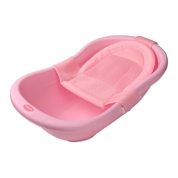 Горка натяжная в ванночку, розовая - Babyhood BH-211B фото