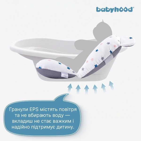 Гірка натяжна для купання у ванній, сіра Babyhood BH-212Gr BH-212 фото