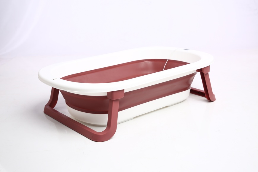 Ванночка складная Комфорт, красная - Babyhood BH-323R фото