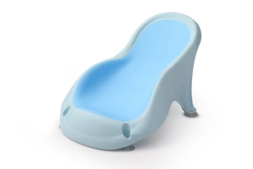 Ванночка з термометром Дельфін, блакитна- Babyhood BH-314B фото