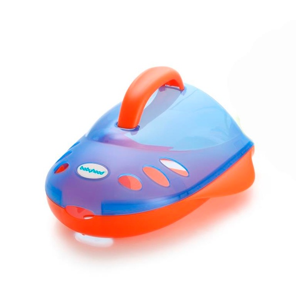 Органайзер для іграшок в ванну блакитно-помаранчевий - Babyhood (без пакування) BH-706B фото