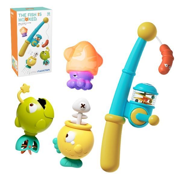 Набор детский Рыболовля 4 предмета, Babyhood YB17709 фото