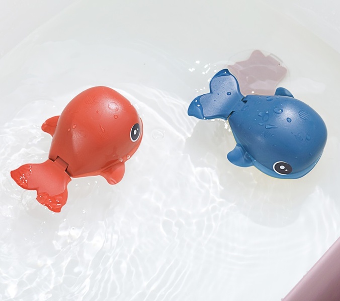 Іграшка для ванної Кит, червоний - Babyhood (пошкоджене пакування) BH-742R фото